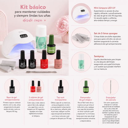 kit uñas gel en casa