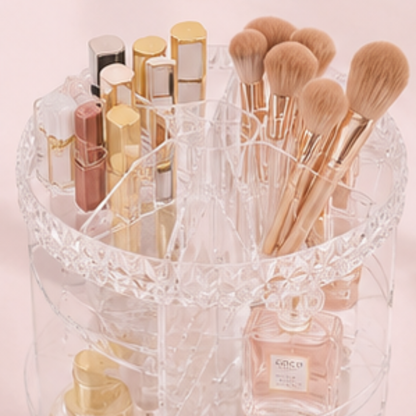 Organizador de cosméticos transparente