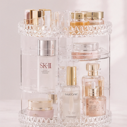 Organizador de cosméticos transparente