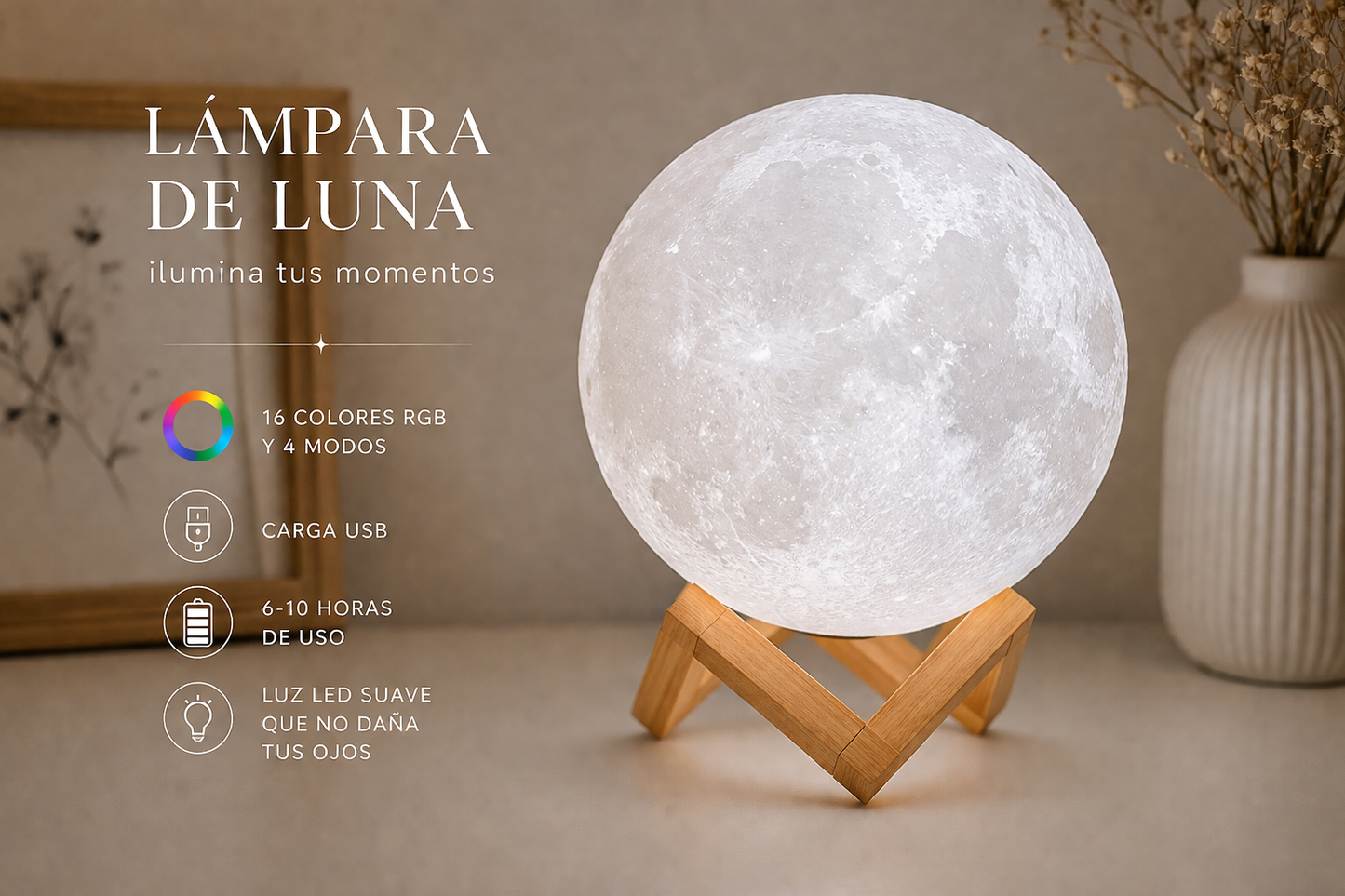 Lámpara de Luna