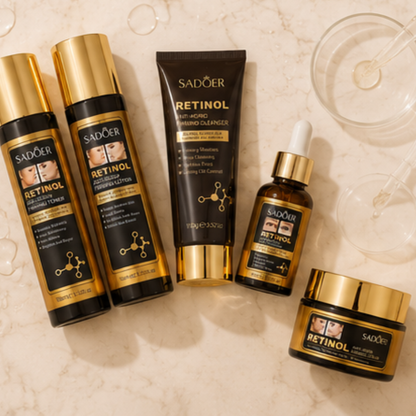Kit skincare nocturno SADOER retinol