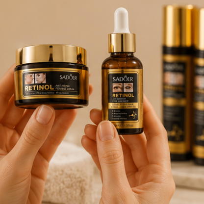Kit skincare nocturno SADOER retinol